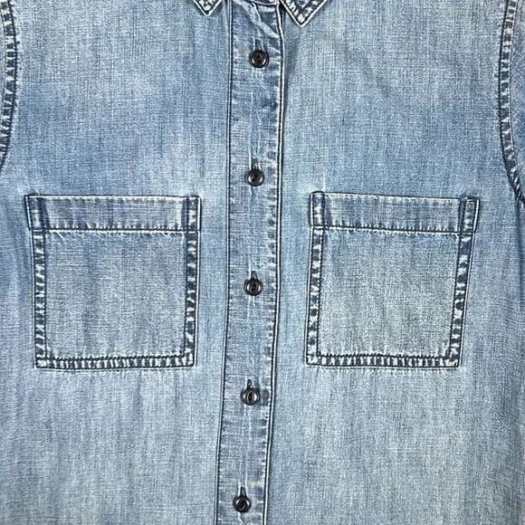 Madewell Denim Dress Size Small - Picture 4 of 6